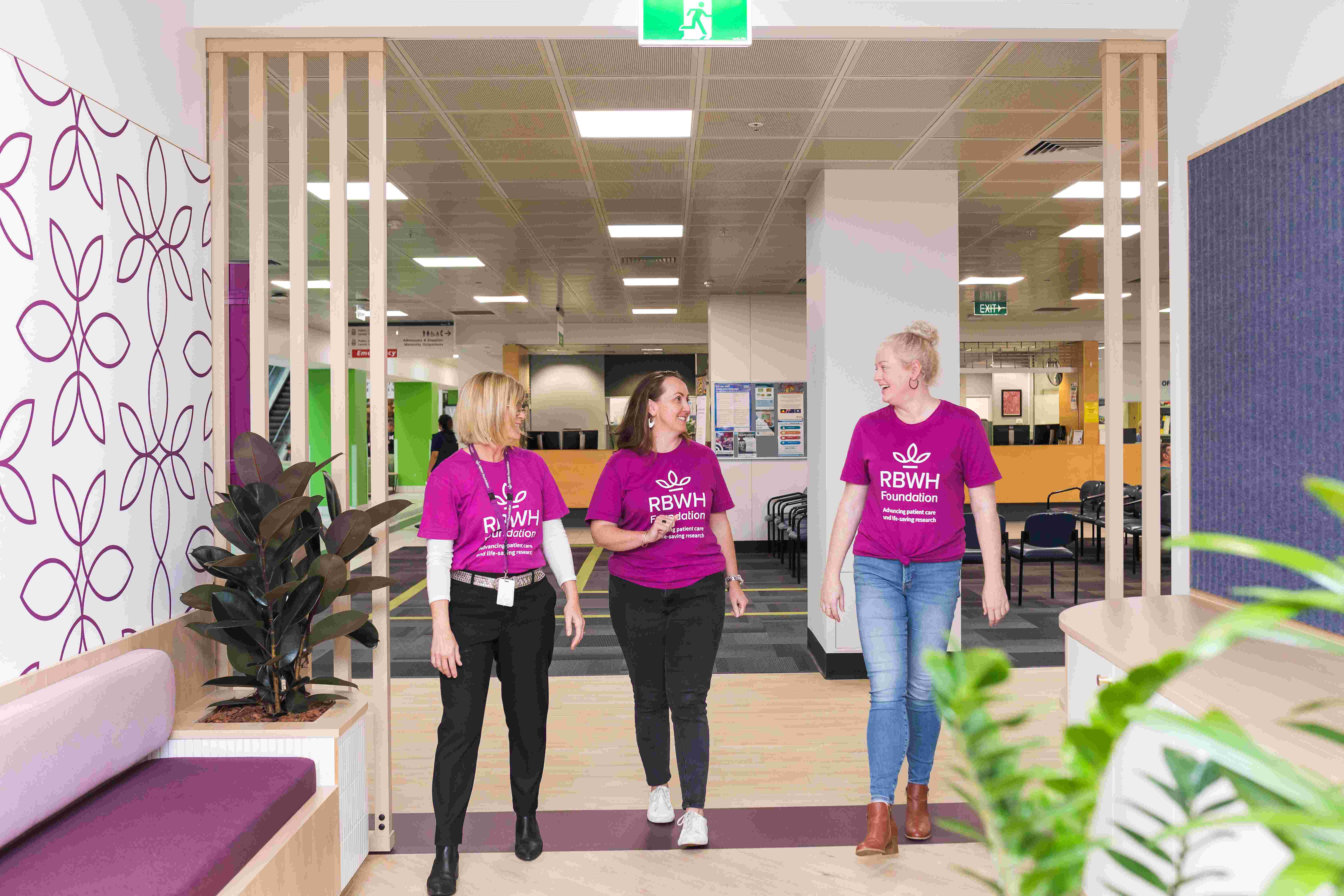 RBWH Foundation staff entering new office